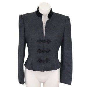 Vintage 80s Does 40s Union Made Renlyn By GL Wool Blazer